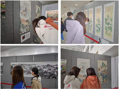 尚美润心 笔墨传情——我院组织师生集体参观新中国名家画展并开展文化艺术交流活动